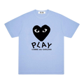 PLAY Big Heart - Light Blue Black Heart