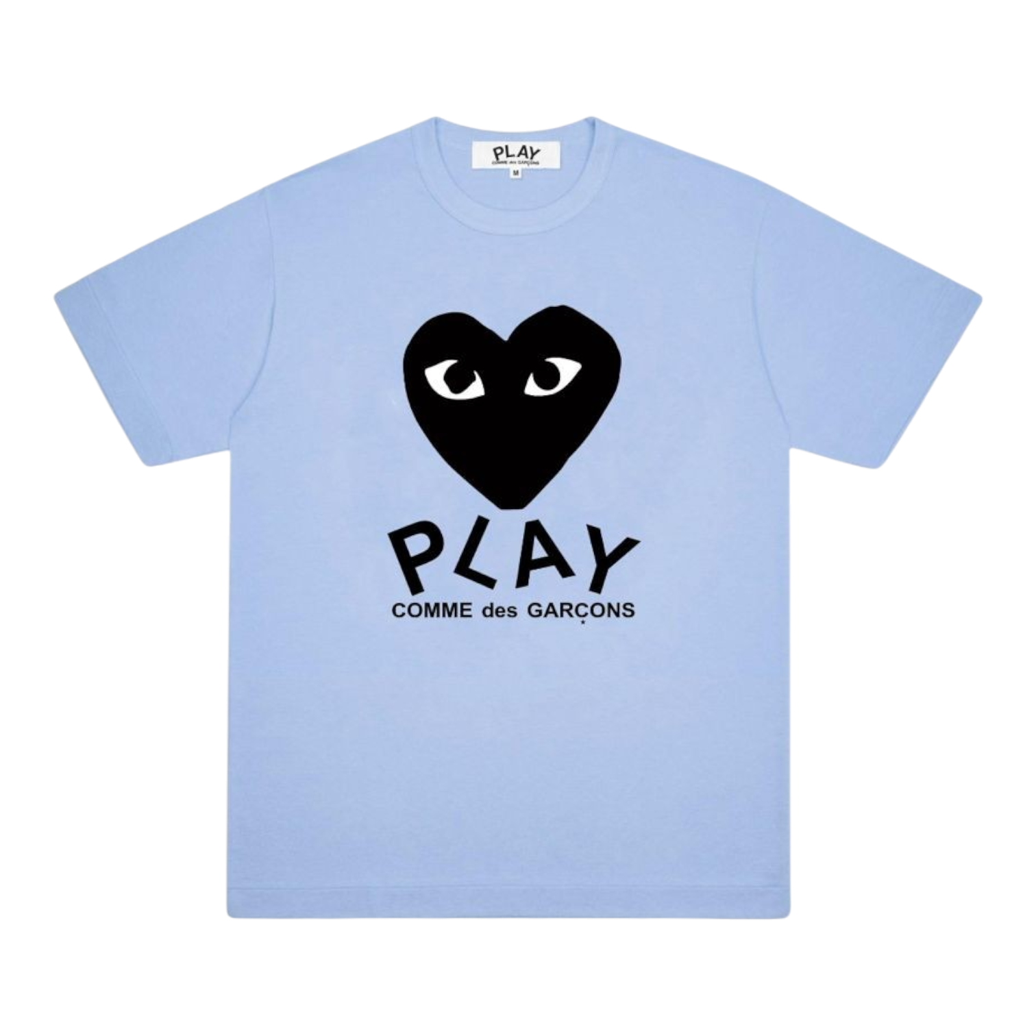 PLAY Big Heart - Light Blue Black Heart