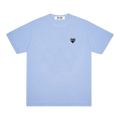PLAY Small Patch - Light Blue Black Heart