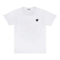 PLAY Small Patch - White Black Heart