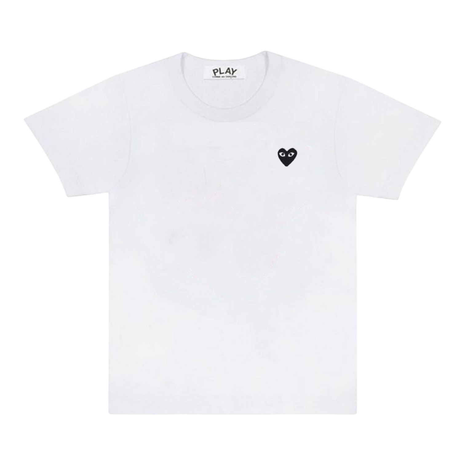 PLAY Small Patch - White Black Heart